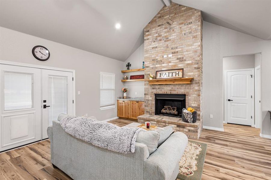 Furnished interior view inside a new home in , Sunset (Image 14).
