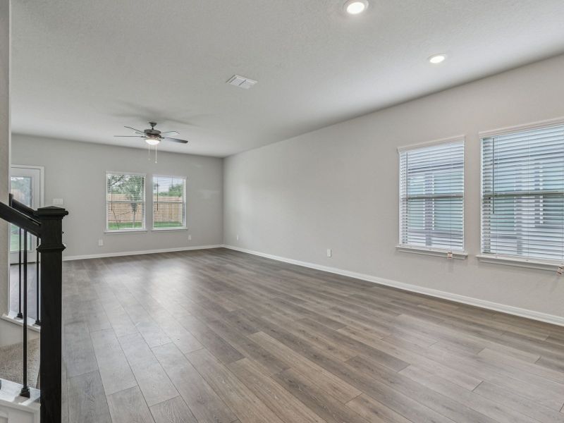 Spacious, unfurnished interior of a new home in Sagebrooke - Premier Series, San Antonio (Image 13). Spacious, unfurnished interior of a new home in Sagebrooke - Premier Series, San Antonio (Image 13).