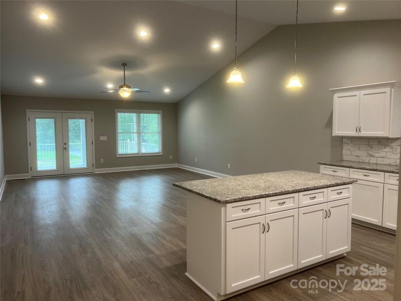 Living, Dining & Kitchen area Living, Dining & Kitchen area