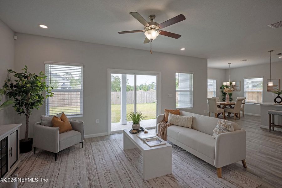 Furnished interior view inside a new home in , Jacksonville (Image 39).
