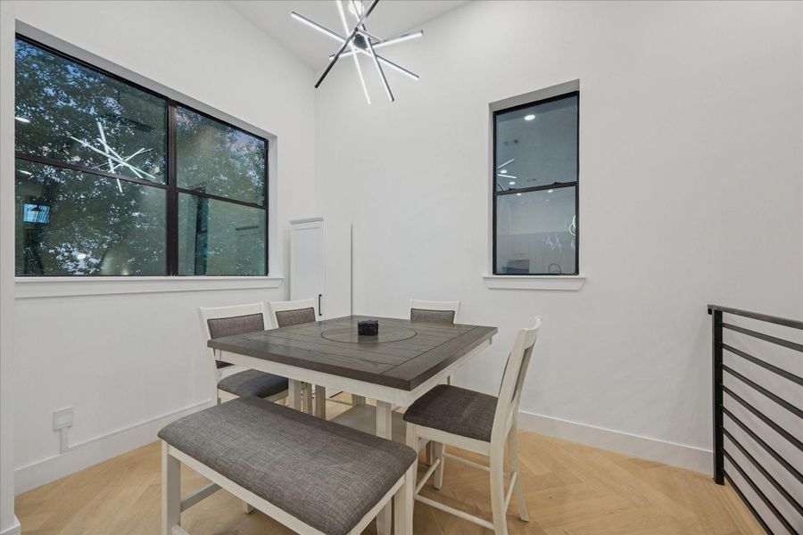 Furnished interior view inside a new home in , Houston (Image 11).
