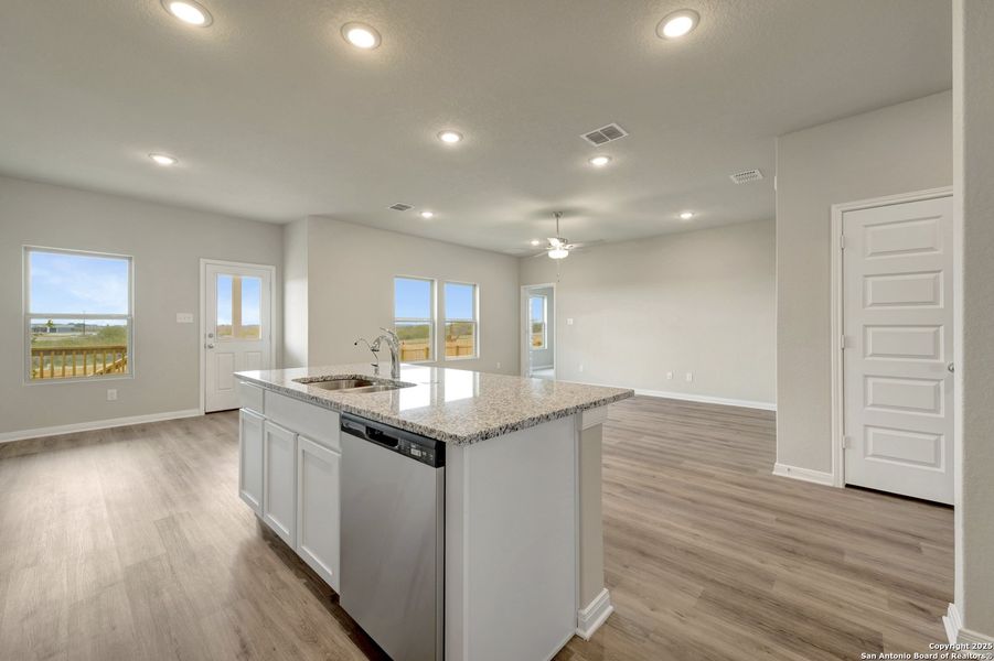 Furnished interior view inside a new home in Paloma Park, Converse (Image 5).