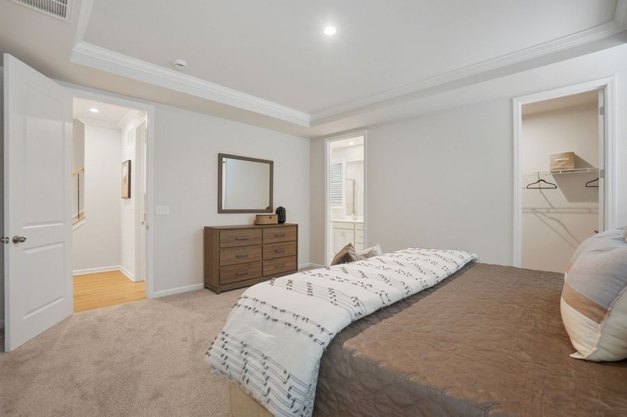 Furnished interior view inside a new home in Roseshire Chase, Huntersville (Image 18).