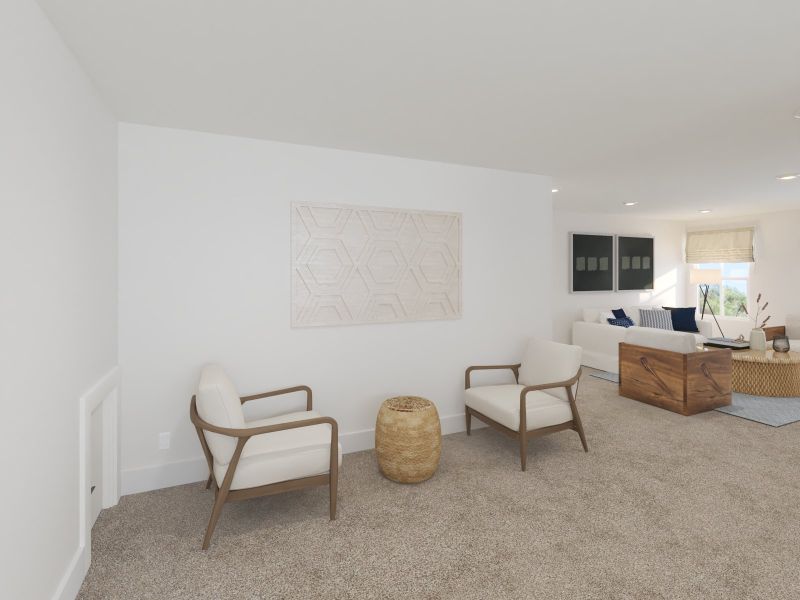 Furnished interior view inside a new home in Station Hill - Estate Series, Franklin (Image 5).