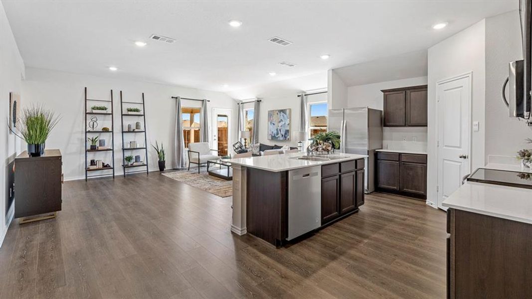 Furnished interior view inside a new home in Bel Air Village, Sherman (Image 27).