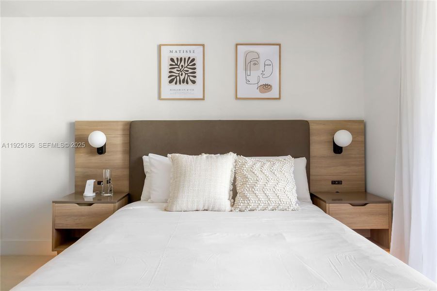 Furnished interior view inside a new home in Gale Hotel & Residences Miami (former Natiivo), Miami (Image 8).