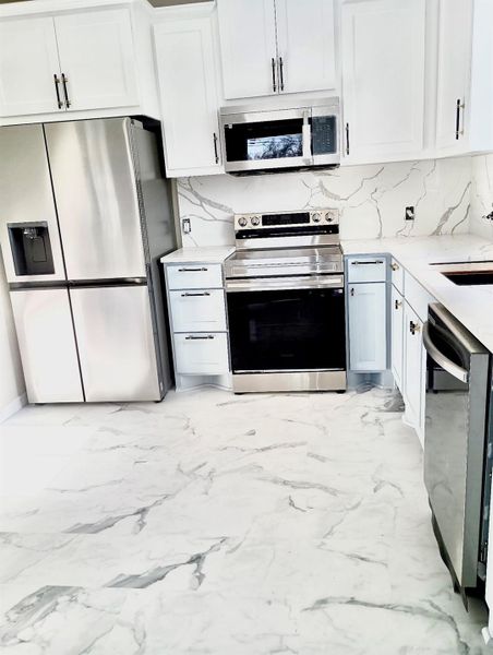 Appliances installed Appliances installed