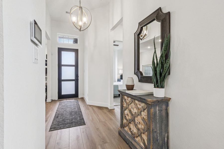 Furnished interior view inside a new home in Wood Leaf Reserve, Tomball (Image 5).