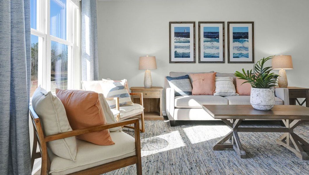 Furnished interior view inside a new home in Holly Oaks, Statesboro (Image 11).