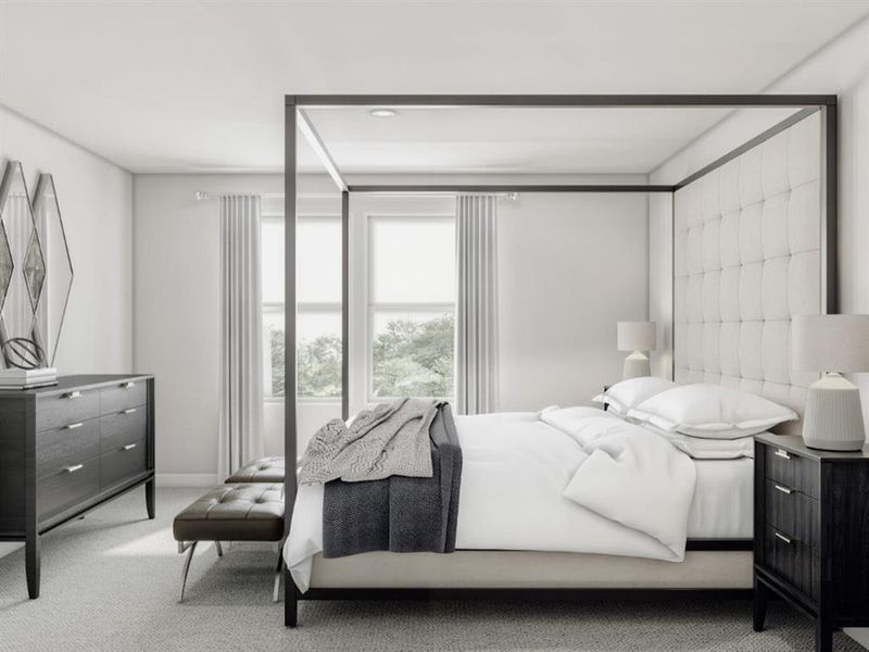 Furnished interior view inside a new home in Park Central, Mineola (Image 7). Furnished interior view inside a new home in Park Central, Mineola (Image 7).