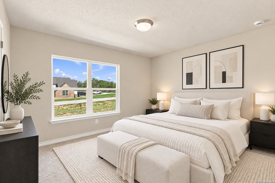 Furnished interior view inside a new home in , Poteet (Image 12).