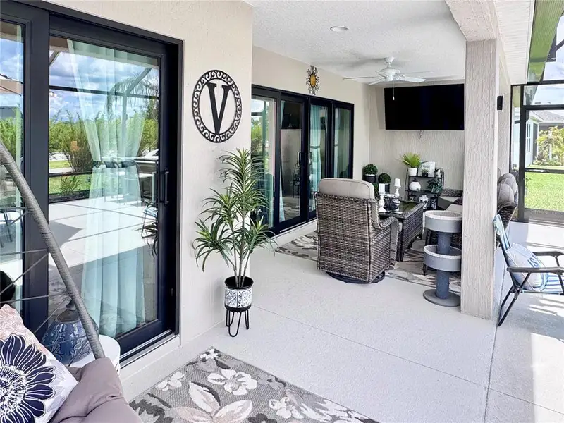 Exterior details and patio area of a home in , The Villages (Image 4).