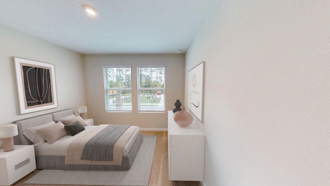 Furnished interior view inside a new home in Egret Creek, Jacksonville (Image 2). Furnished interior view inside a new home in Egret Creek, Jacksonville (Image 2).