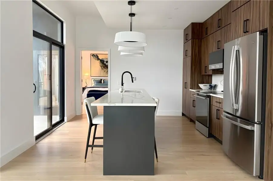 Furnished interior view inside a new home in , Atlanta (Image 7).