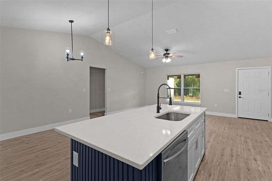 Furnished interior view inside a new home in , Citrus Springs (Image 13).