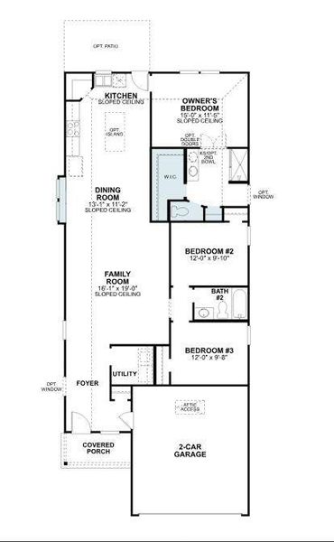 2D floor plan layout of this home in Elevon, Lavon, TX (Image 2). 2D floor plan layout of this home in Elevon, Lavon, TX (Image 2).