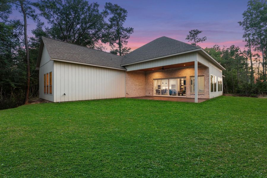 Exterior details and patio area of a home in , Tomball (Image 26). Exterior details and patio area of a home in , Tomball (Image 26).