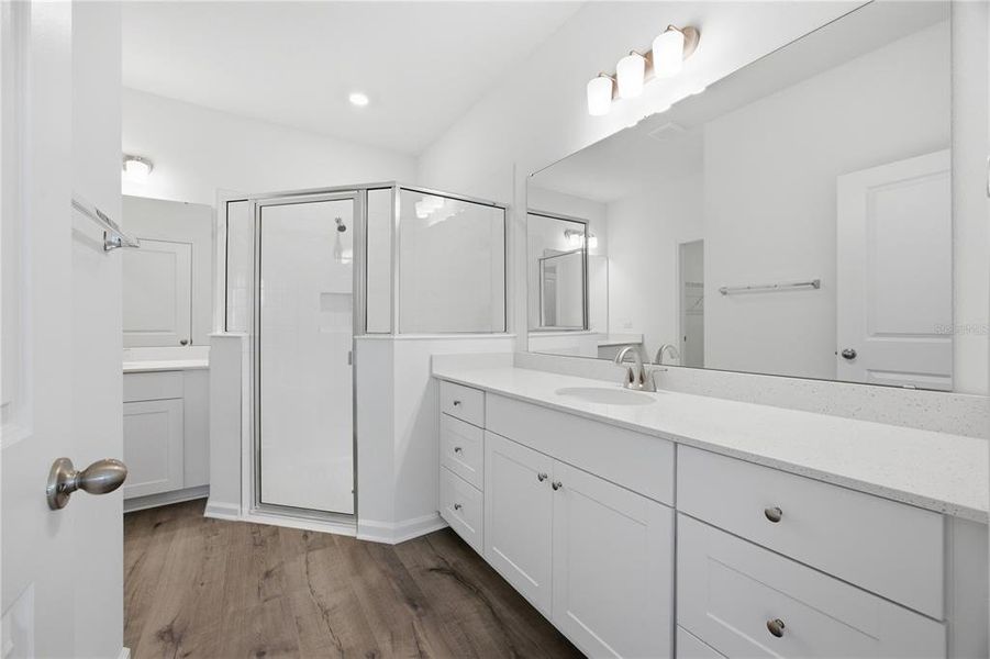 Furnished interior view inside a new home in , Okahumpka (Image 7).