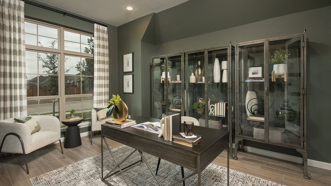 Representative furnished interior of a home built from the 2529W by Perry Homes in Santa Rita Ranch - Eldorado, Liberty Hill (Image 27). Representative furnished interior of a home built from the 2529W by Perry Homes in Santa Rita Ranch - Eldorado, Liberty Hill (Image 27).