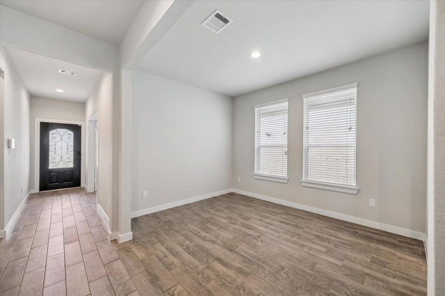 Spacious, unfurnished interior of a new home in Forest Village, Spring (Image 16). Spacious, unfurnished interior of a new home in Forest Village, Spring (Image 16).