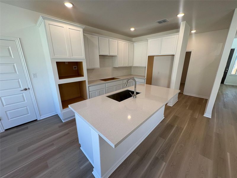 Furnished interior view inside a new home in Retreat at San Gabriel, Georgetown (Image 6).