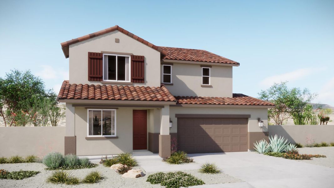 Elevation A | Skyline | Elara at Moonlight | New Homes in Maricopa, AZ by Landsea Homes