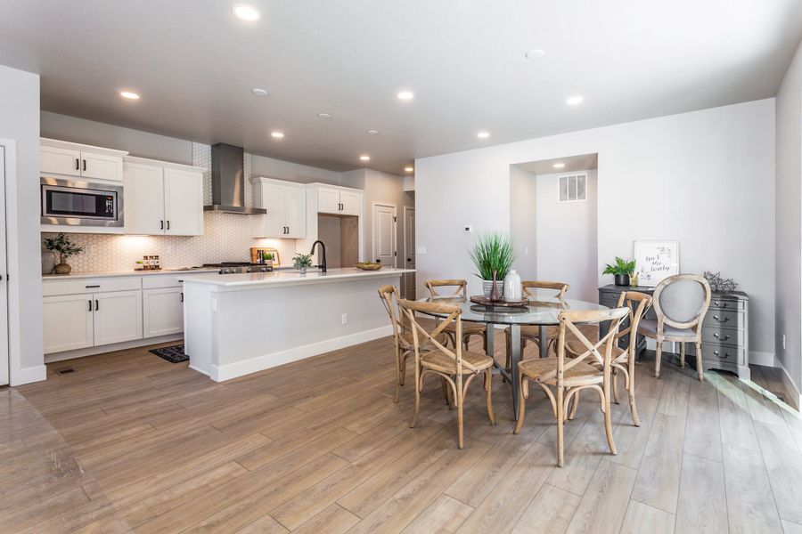 Representative furnished interior of a home built from the Tesla by Hartford Homes in Trailside, Timnath (Image 36).