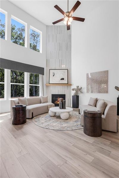Furnished interior view inside a new home in Pickens Bluff, Hiram (Image 48).