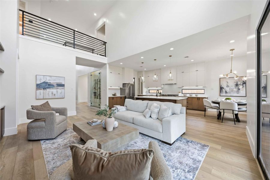 Furnished interior view inside a new home in , Houston (Image 7).