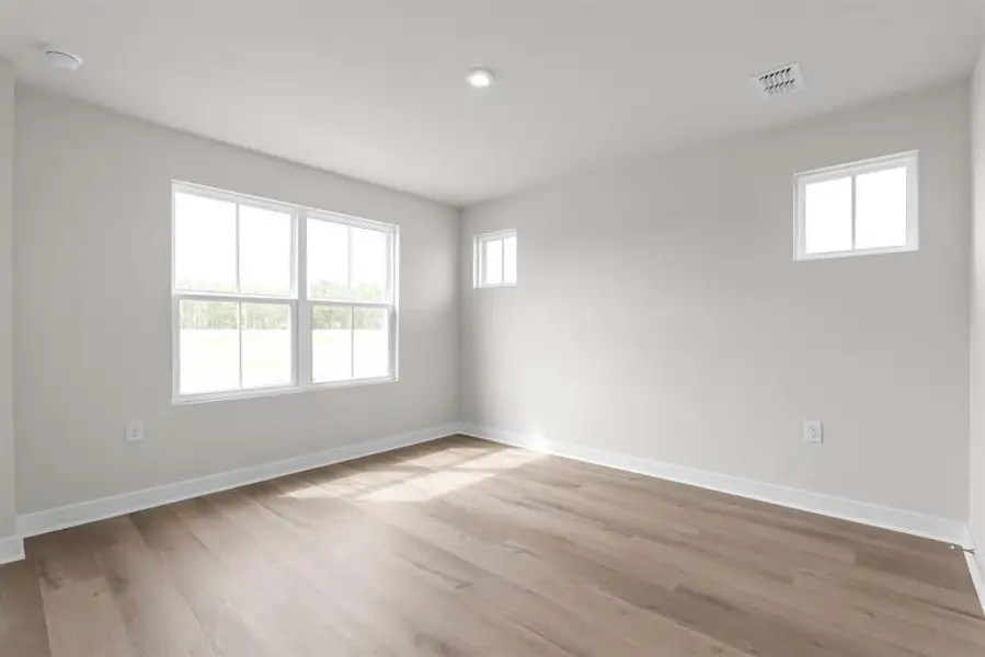 Representative unfurnished interior of a home built from the NEW - The Dunmore by Ryan Homes in Berkeley Villas, Spartanburg (Image 38). Representative unfurnished interior of a home built from the NEW - The Dunmore by Ryan Homes in Berkeley Villas, Spartanburg (Image 38).