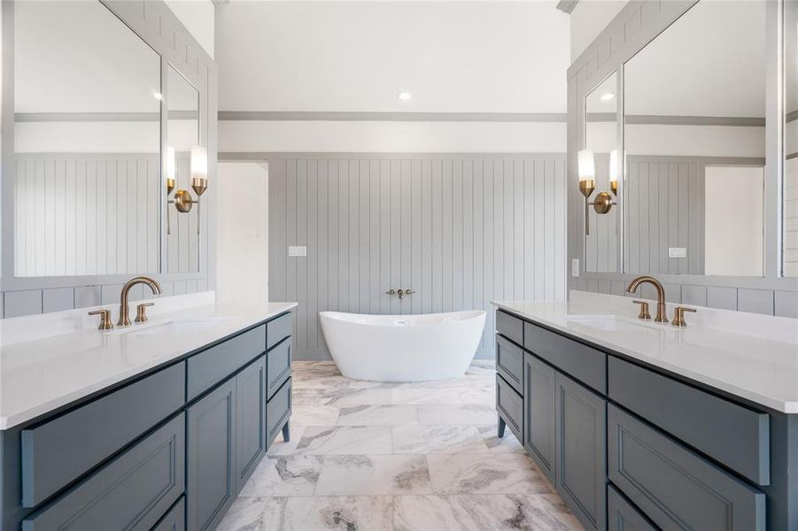 Photos are of same plan different address.