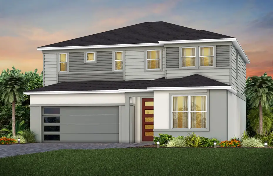 Representative exterior photo of a completed home built from the Imperial by Pulte Homes in Hilliard Isle, Kissimmee, FL (Image 16).