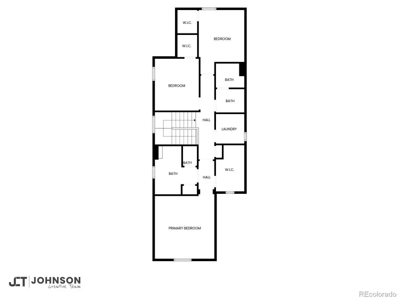 2D floor plan layout of this home in The Aurora Highlands Horizon Collection, Aurora, CO (Image 6).