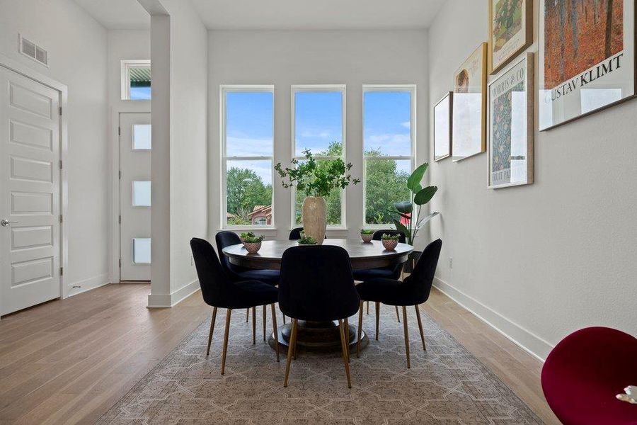 Furnished interior view inside a new home in Agave, Austin (Image 16).