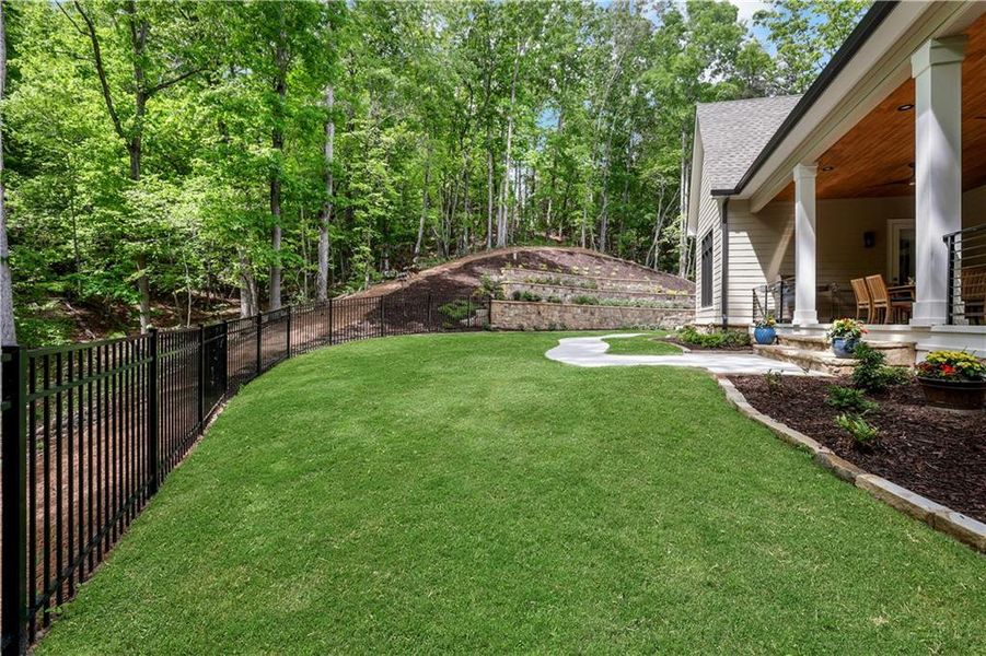 Exterior details and patio area of a home in , Dahlonega (Image 29).