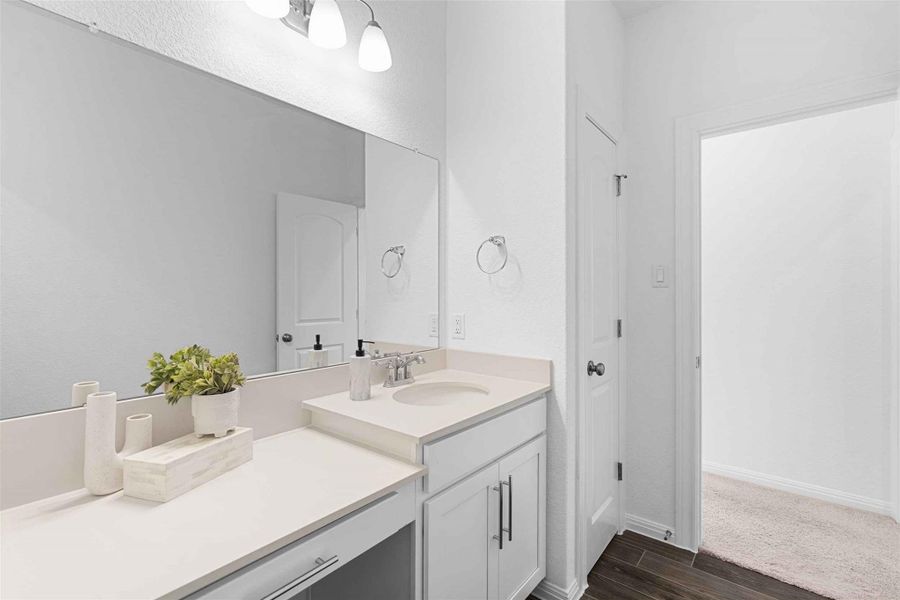 Furnished interior view inside a new home in , Leander (Image 32).