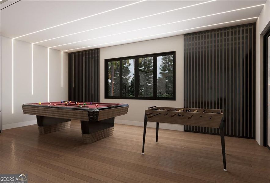 Furnished interior view inside a new home in , Fairburn (Image 28). Furnished interior view inside a new home in , Fairburn (Image 28).