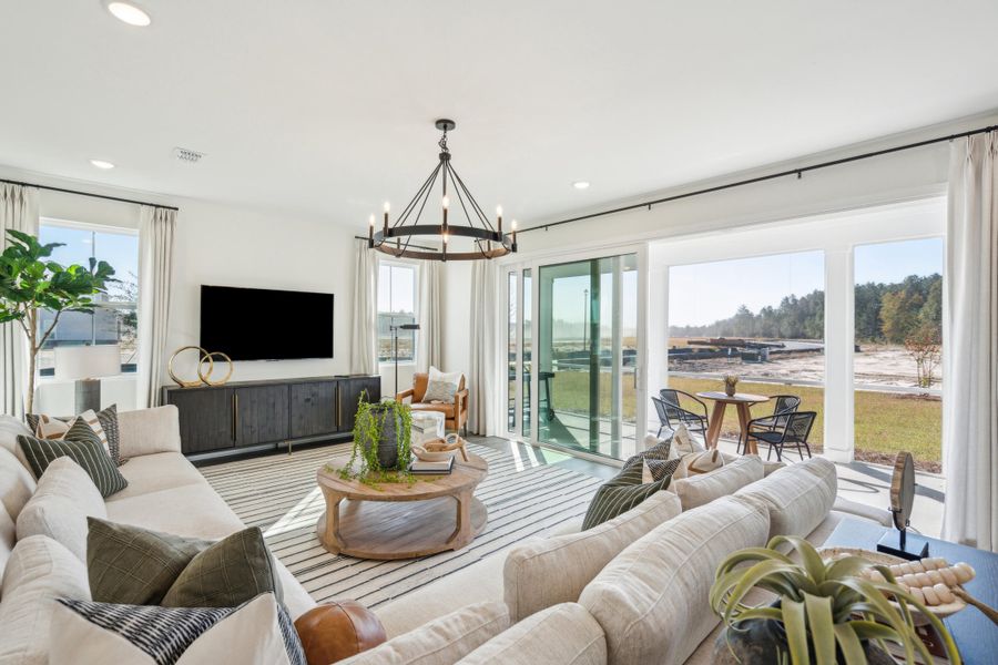 Furnished interior view inside a new home in Stono Village, Hollywood (Image 20).