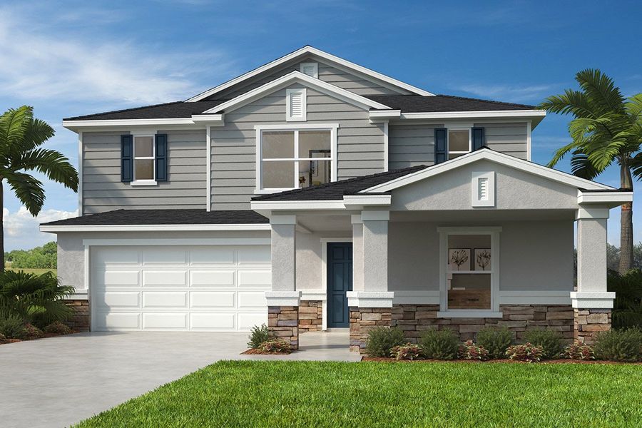 Exterior G with optional stone