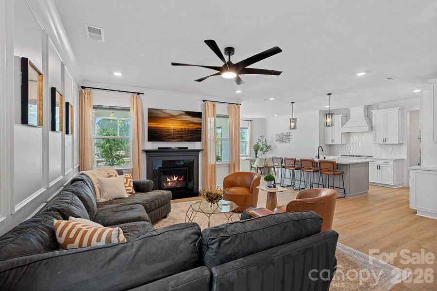 Furnished interior view inside a new home in , Huntersville (Image 7).