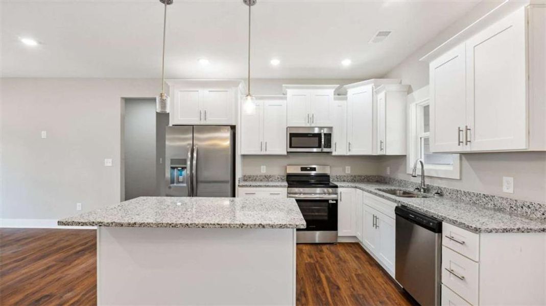 Furnished interior view inside a new home in , Cedartown (Image 5).