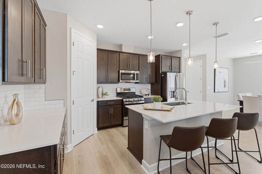 Furnished interior view inside a new home in , St. Augustine (Image 43).