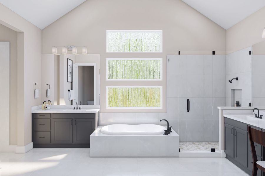 Image 26 representing the Lamesa by Tri Pointe Homes in Harvest Green, Richmond, TX.