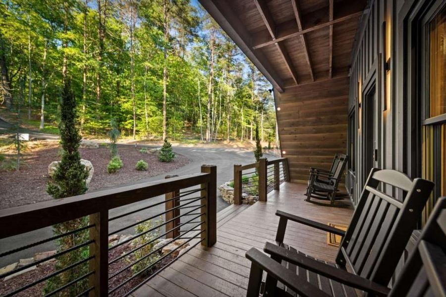 Exterior details and patio area of a home in , McCaysville (Image 4). Exterior details and patio area of a home in , McCaysville (Image 4).