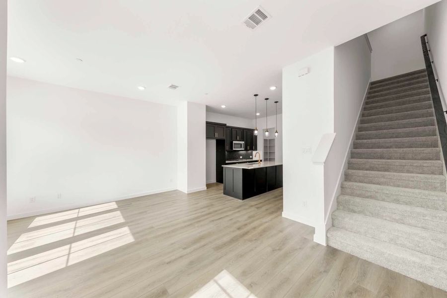 Open Kitchen-Living-Dining Room