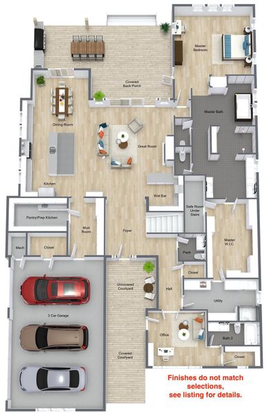 View of floor plan / room layout