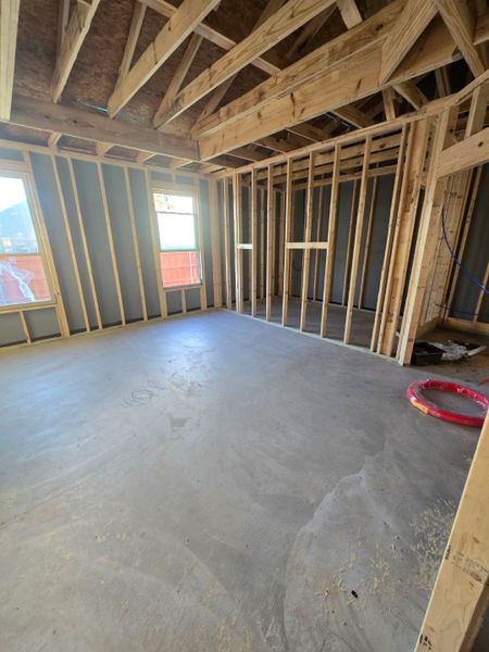 In-progress construction of a new home in Morningstar, Aledo, TX (Image 6).