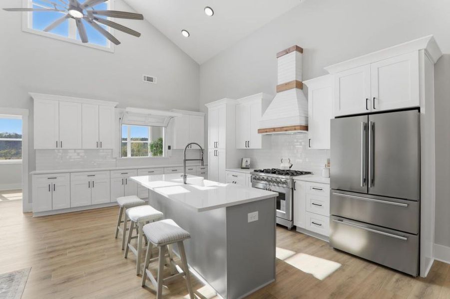 Furnished interior view inside a new home in , Senoia (Image 60).