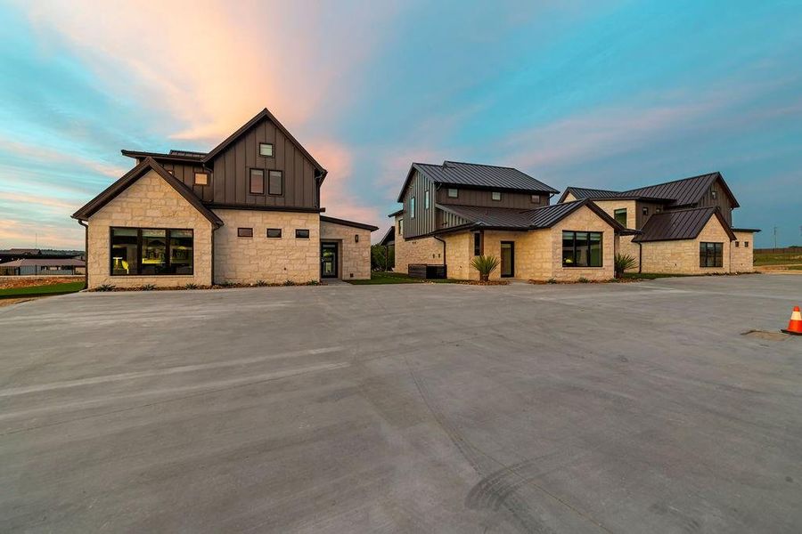 Front exterior of a new home in , Iredell, TX, highlighting curb appeal (Image 2). Front exterior of a new home in , Iredell, TX, highlighting curb appeal (Image 2).