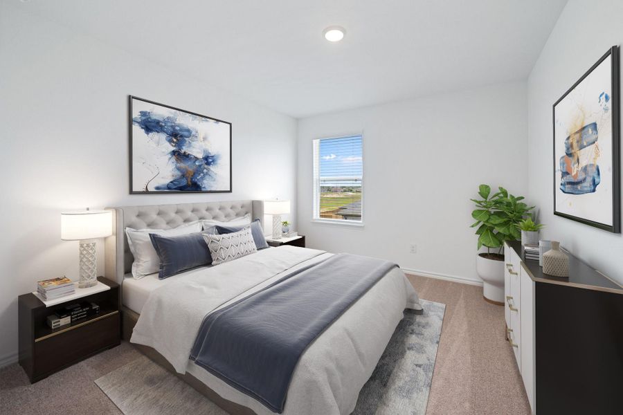 Furnished interior view inside a new home in Windcress, Cove (Image 8).